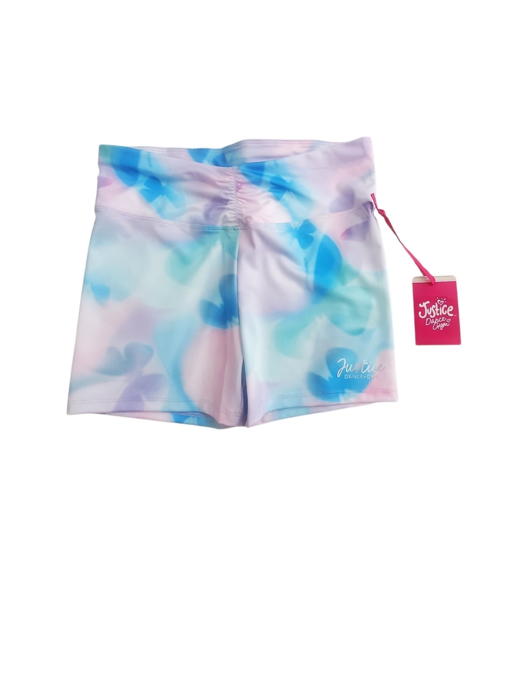 Justice Pastel Tie-Dye Dance Shorts